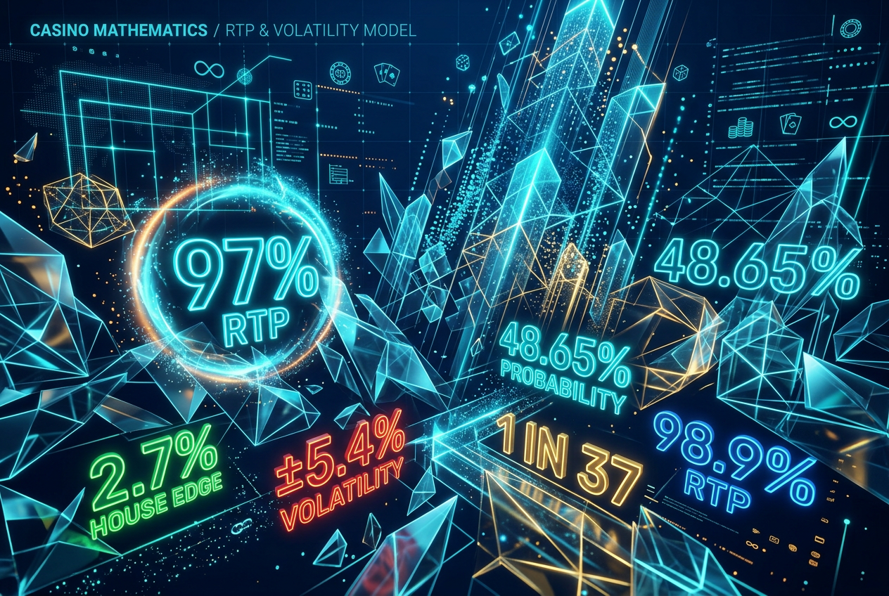Wizualizacja matematyki hazardowej i współczynnika RTP